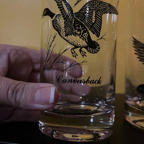 Set of 2 Vintage bar ware- Canvasback & Canada Goose - Picture 4 of 7